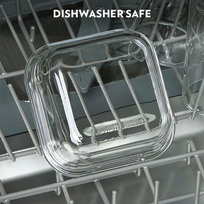 Borosil Zeal Black Lunch Bag, Daisy, Set of 4