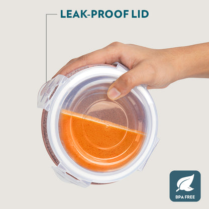 Universal Glass Lunchbox, Bloom Pink