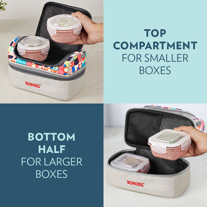 Universal Glass Lunchbox, Kube Pink