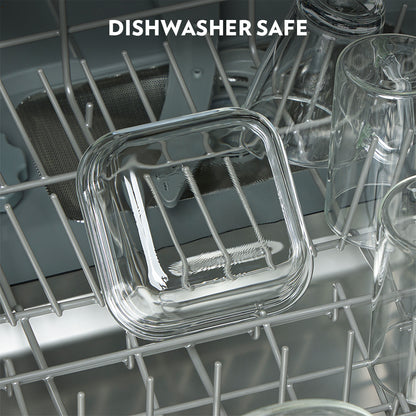 Borosil Zest Lunch Bag, Square x 2 (Tall)