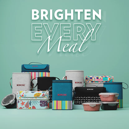 Kube Black Square Glass Lunch Box