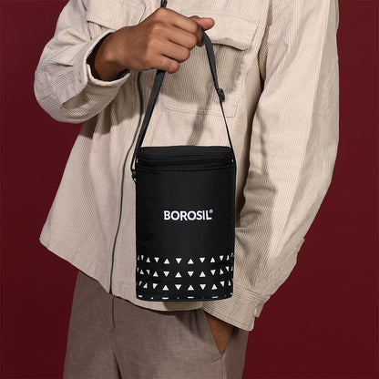 Kube Black Square Glass Lunch Box