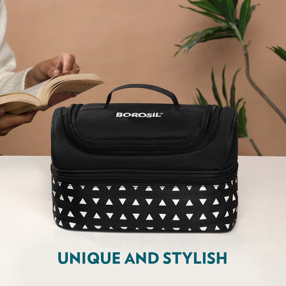 Universal Glass Lunchbox, Kube Black