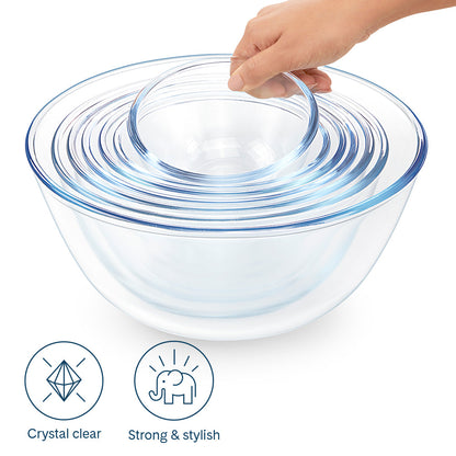 Larah Everyday Glass Bowls, 1L