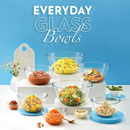 Larah Everyday Glass Bowls, 1.5L