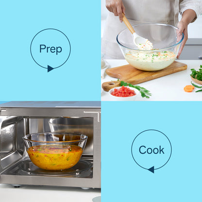 Larah Everyday Glass Bowls, 1.5L