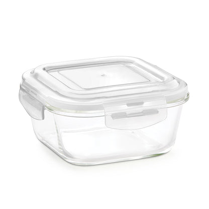 Larah Glass Klip n Store, Square Container