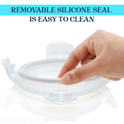 Larah Glass Klip n Store, Round Container