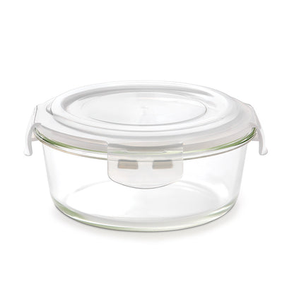 Larah Glass Klip n Store, Round Container