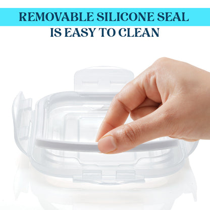 Larah Glass Klip n Store, Rectangular Container