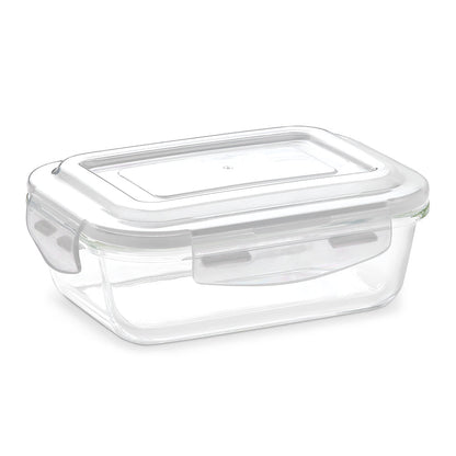 Larah Glass Klip n Store, Rectangular Container