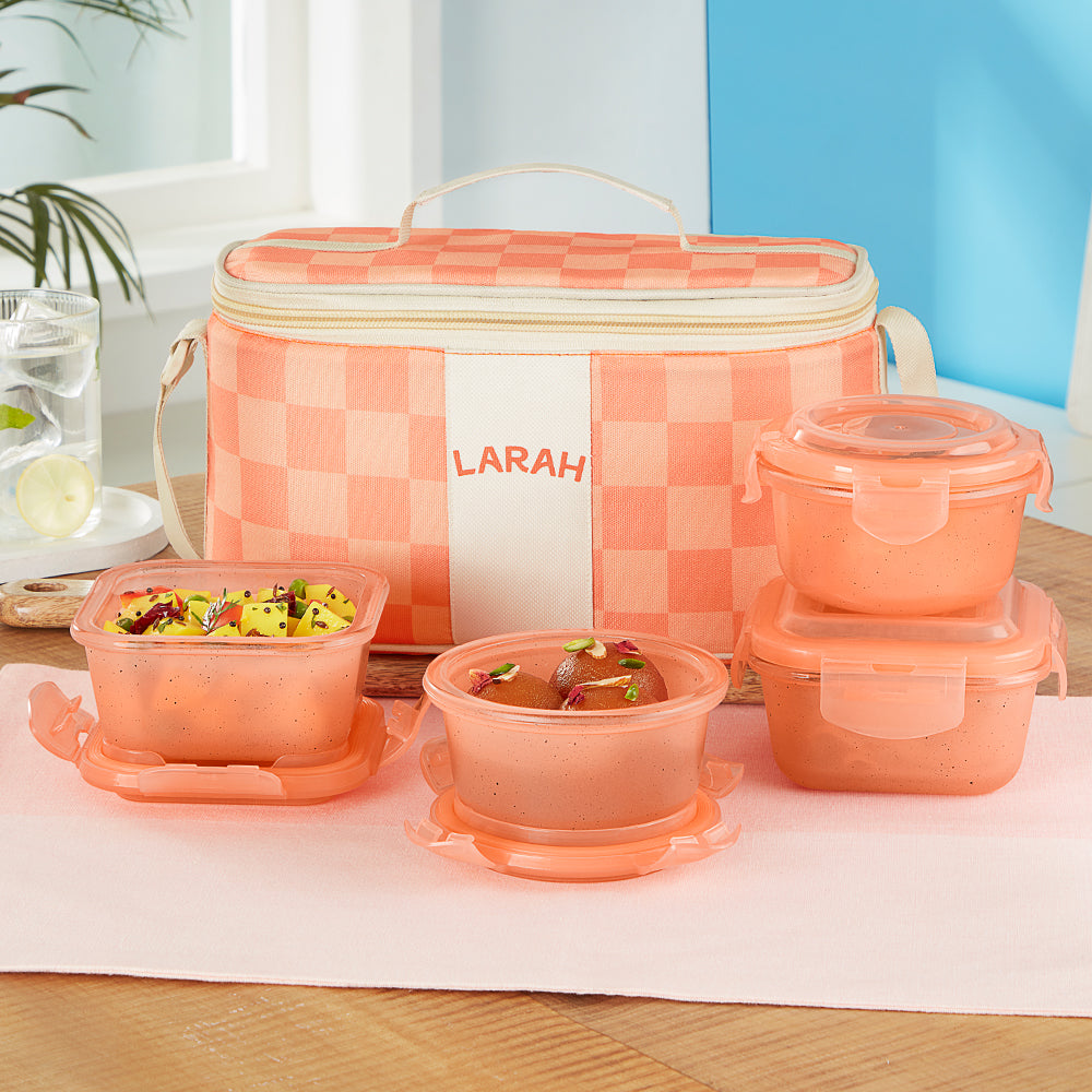 Larah Colormate Universal Lunch Box, Pink