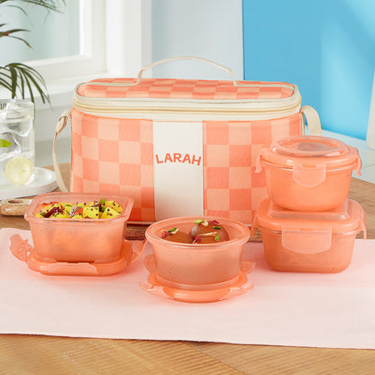 Larah Colormate Universal Lunch Box, Pink