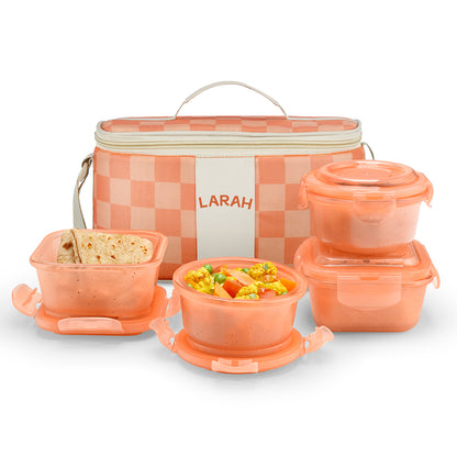 Larah Colormate Universal Lunch Box, Pink