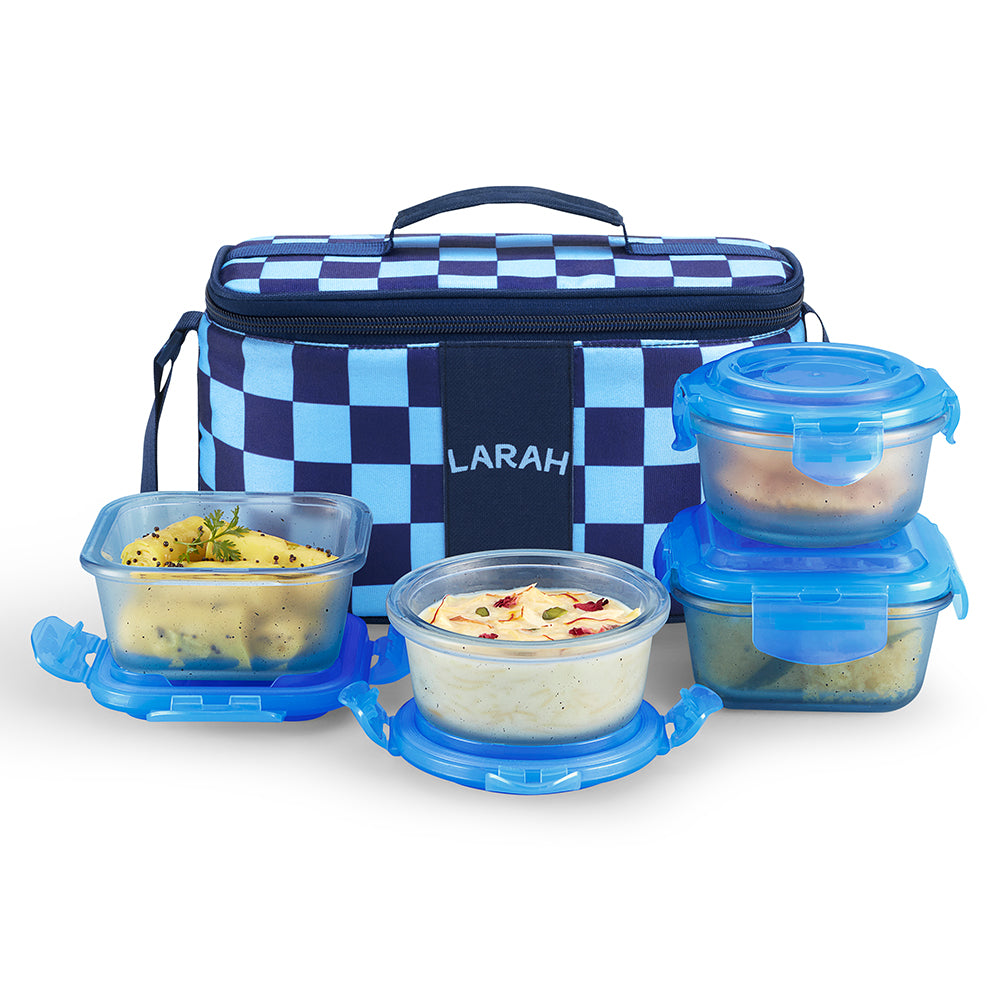 Larah Colormate Universal Lunch Box, Blue