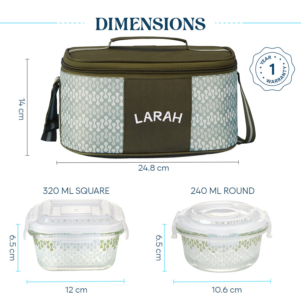 Larah Gracia Universal Glass Lunchbox