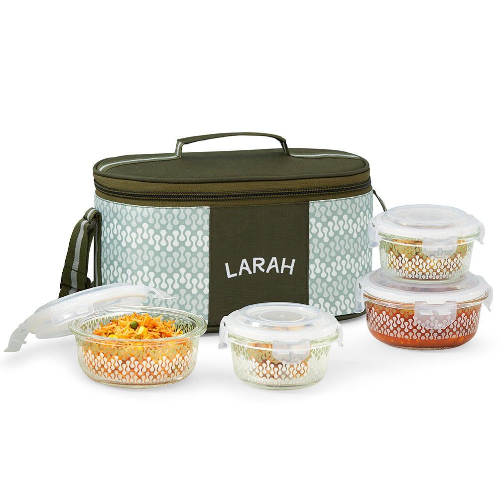 Larah Gracia Fusion Glass Lunchbox