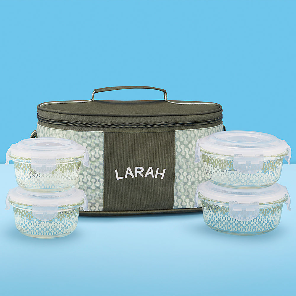 Larah Gracia Fusion Glass Lunchbox