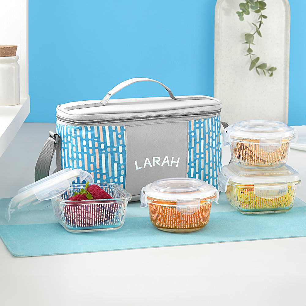 Larah Vogue Universal Glass Lunchbox