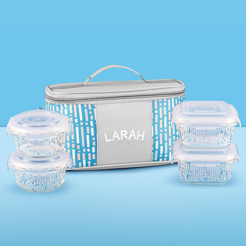 Larah Vogue Universal Glass Lunchbox