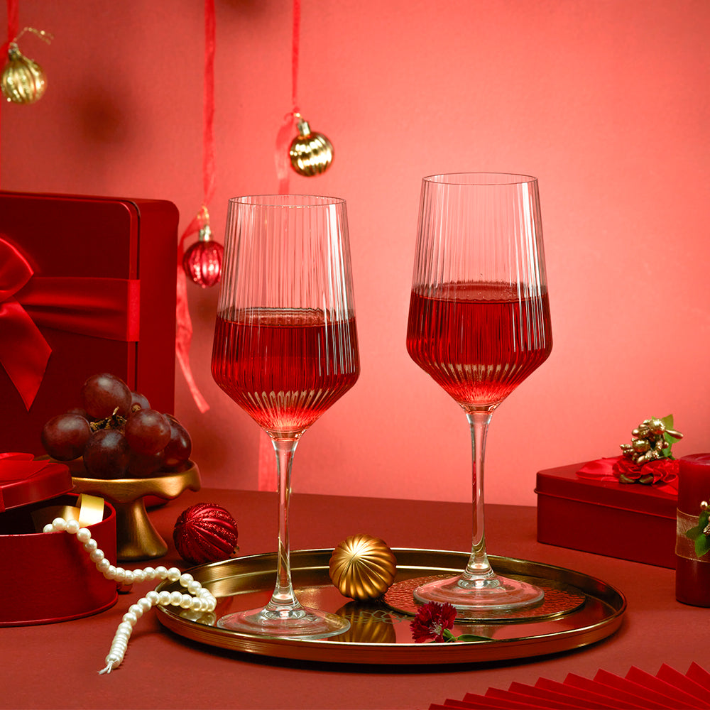 Diamond Wine Glass, Set of 2