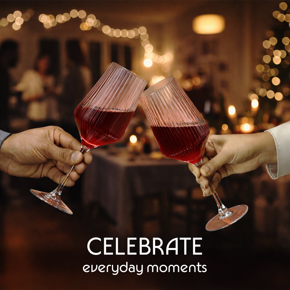 Diamond Wine Glass, Set of 2