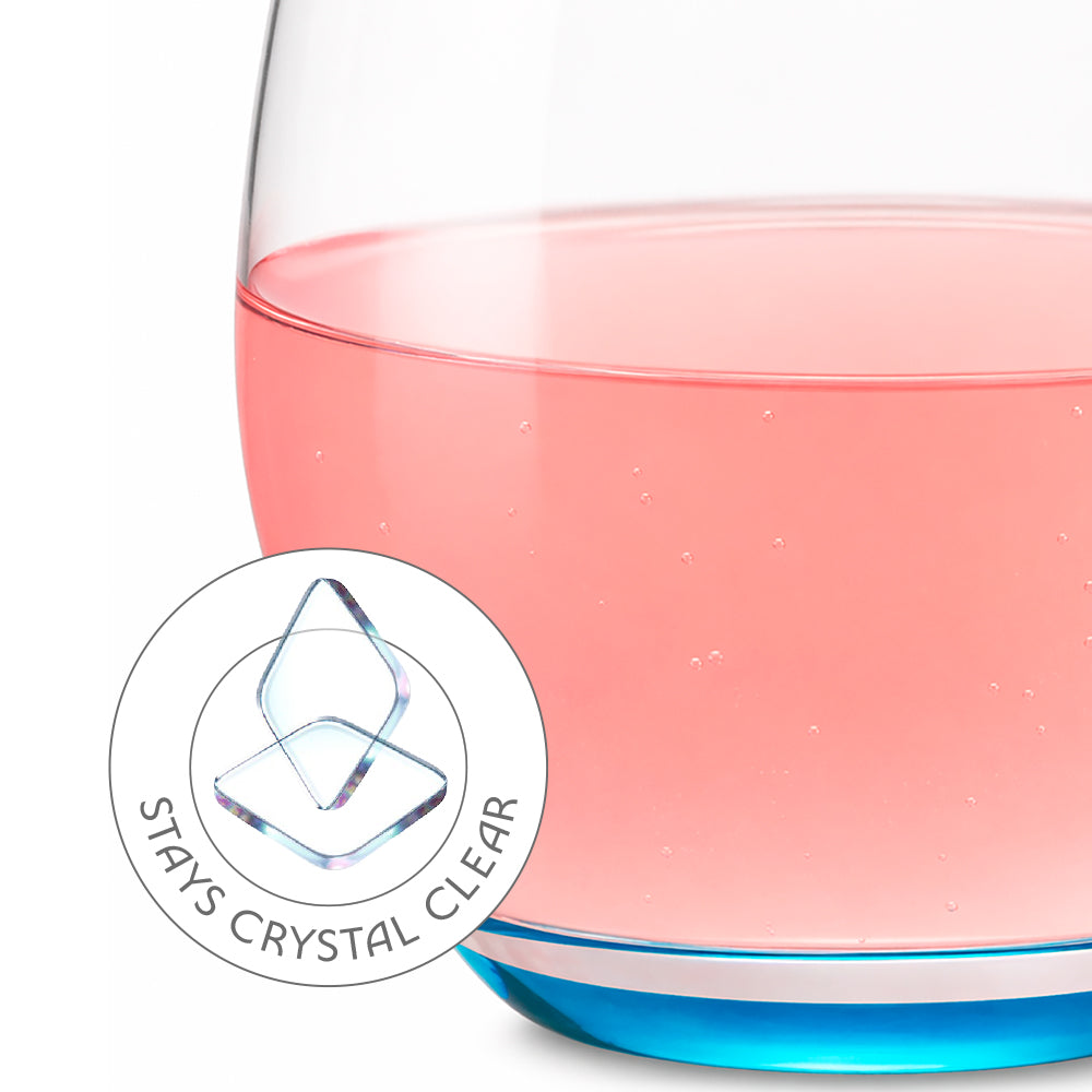 Bliss Glass Tumbler Set, Blue