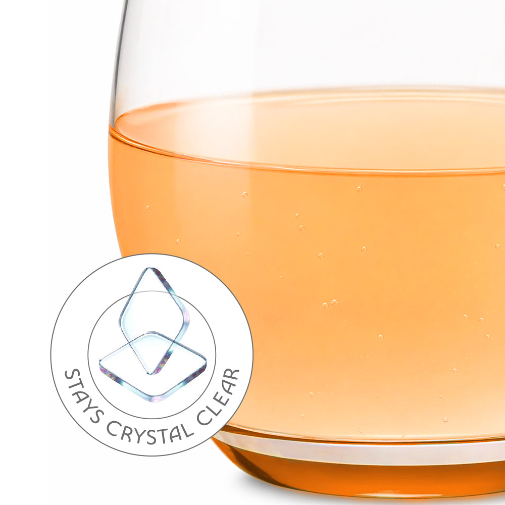 Bliss Glass Tumbler Set, Orange