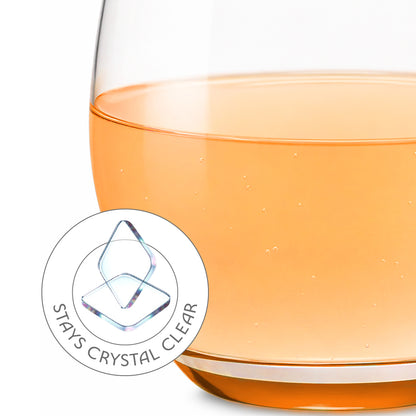 Bliss Glass Tumbler Set, Orange
