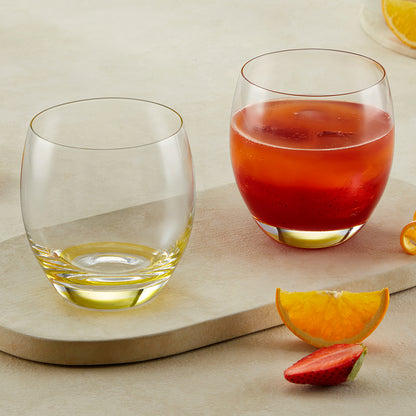 Bliss Glass Tumbler Set, Yellow
