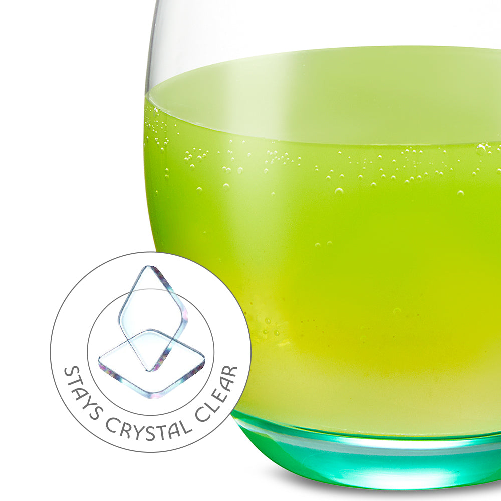 Bliss Glass Tumbler Set, Green
