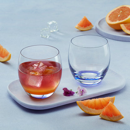 Bliss Glass Tumbler Set, Purple