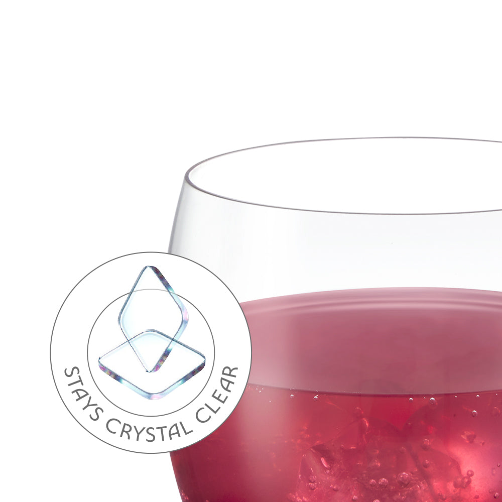 Bliss Glass Tumbler Set, Purple