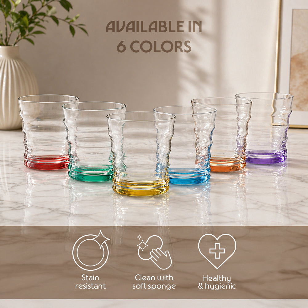 Diana Glass Tumbler Set, Blue