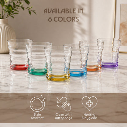 Diana Glass Tumbler Set, Blue