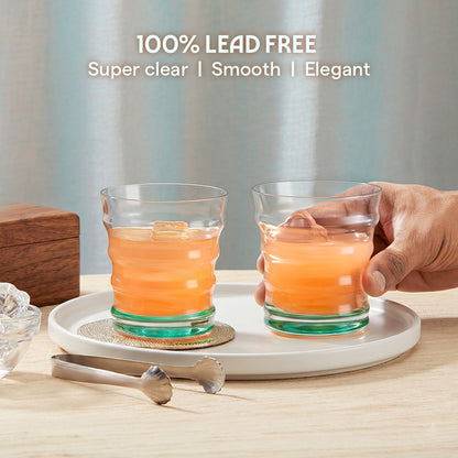 Diana Glass Tumbler Set, Green