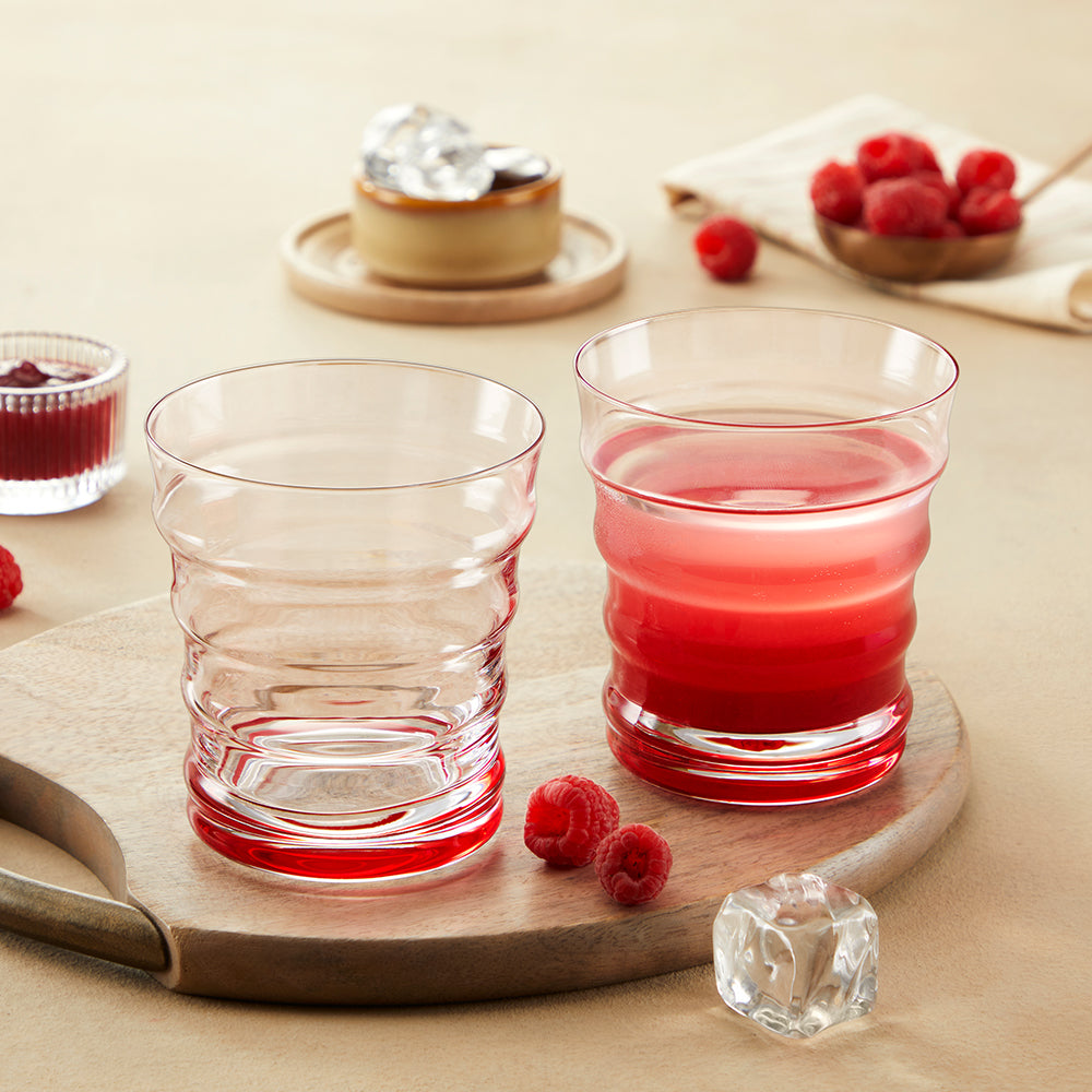 Diana Glass Tumbler Set, Red