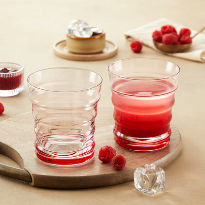 Diana Glass Tumbler Set, Red