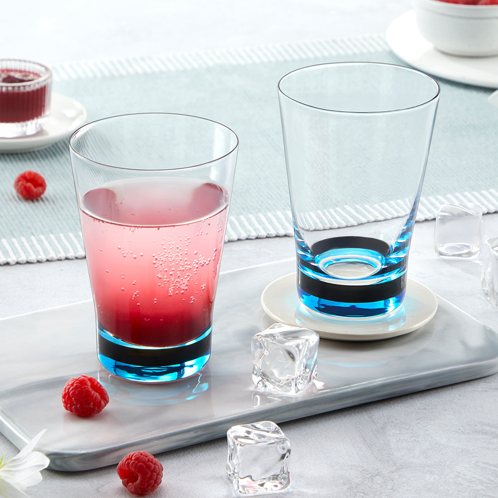 Orra Glass Tumbler Set, Blue