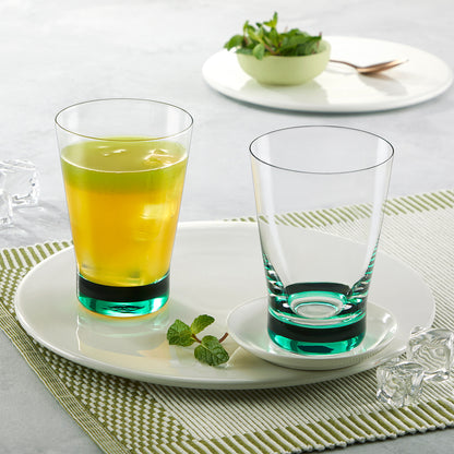 Orra Glass Tumbler Set, Green