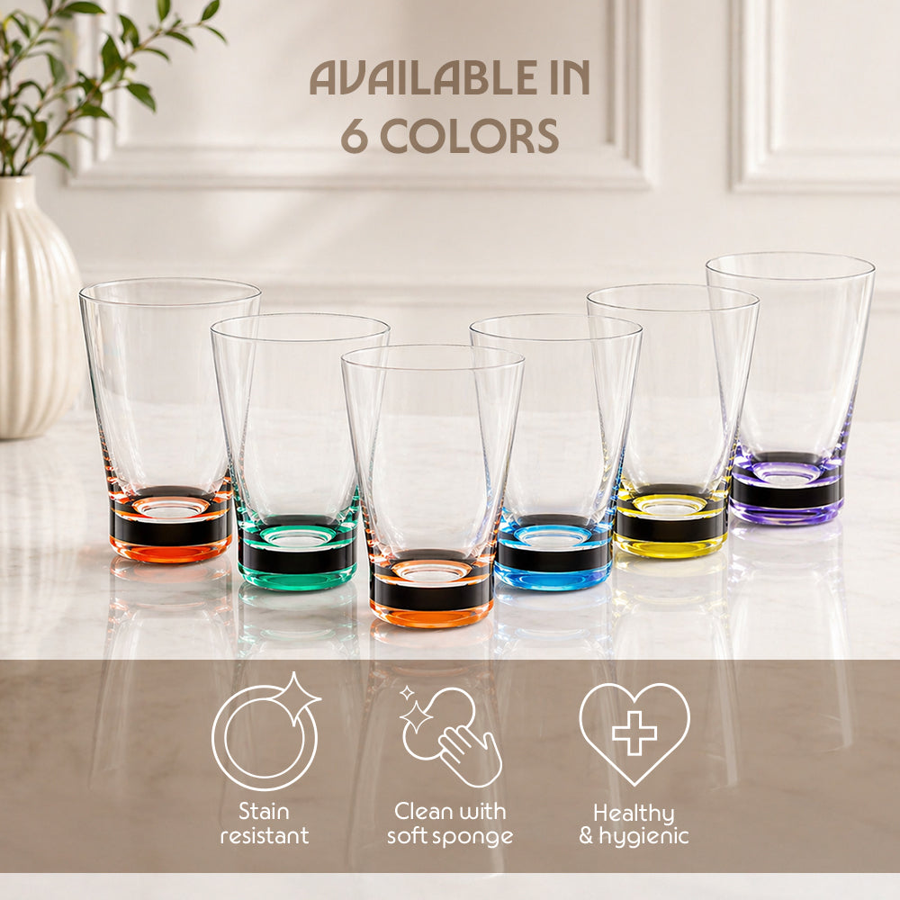 Orra Glass Tumbler Set, Green