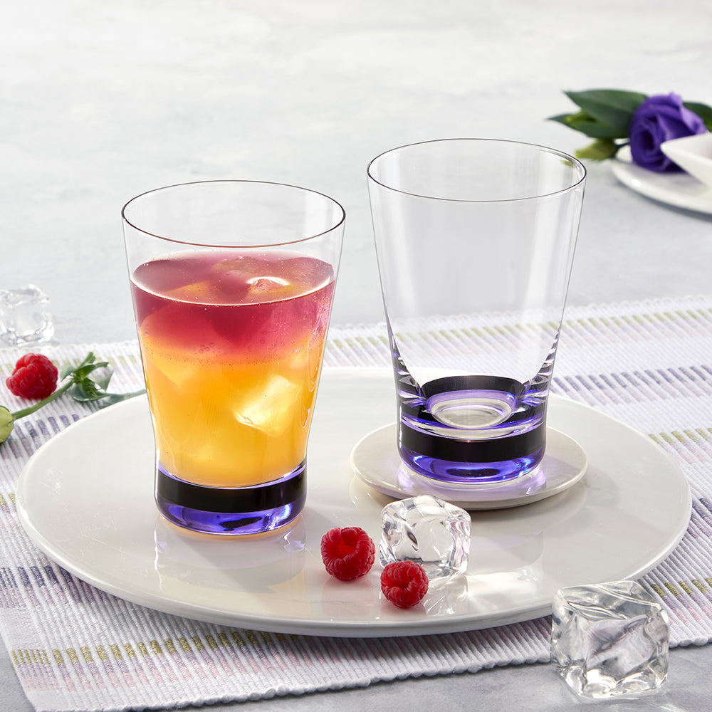 Orra Glass Tumbler Set, Purple