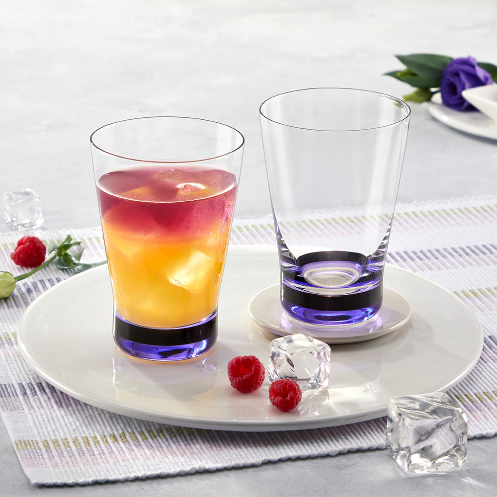 Orra Glass Tumbler Set, Purple