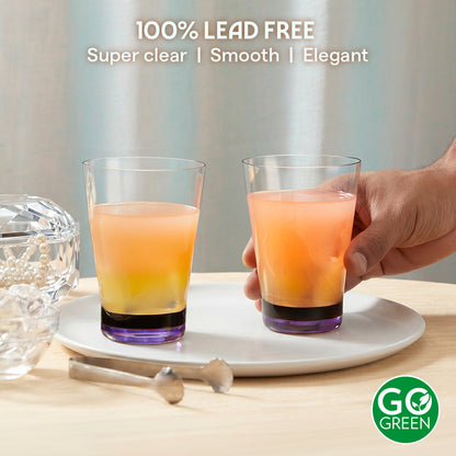 Orra Glass Tumbler Set, Purple