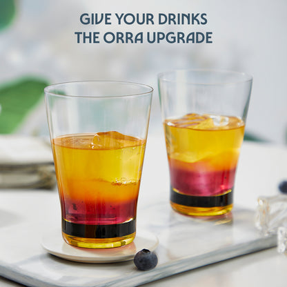 Orra Glass Tumbler Set, Yellow