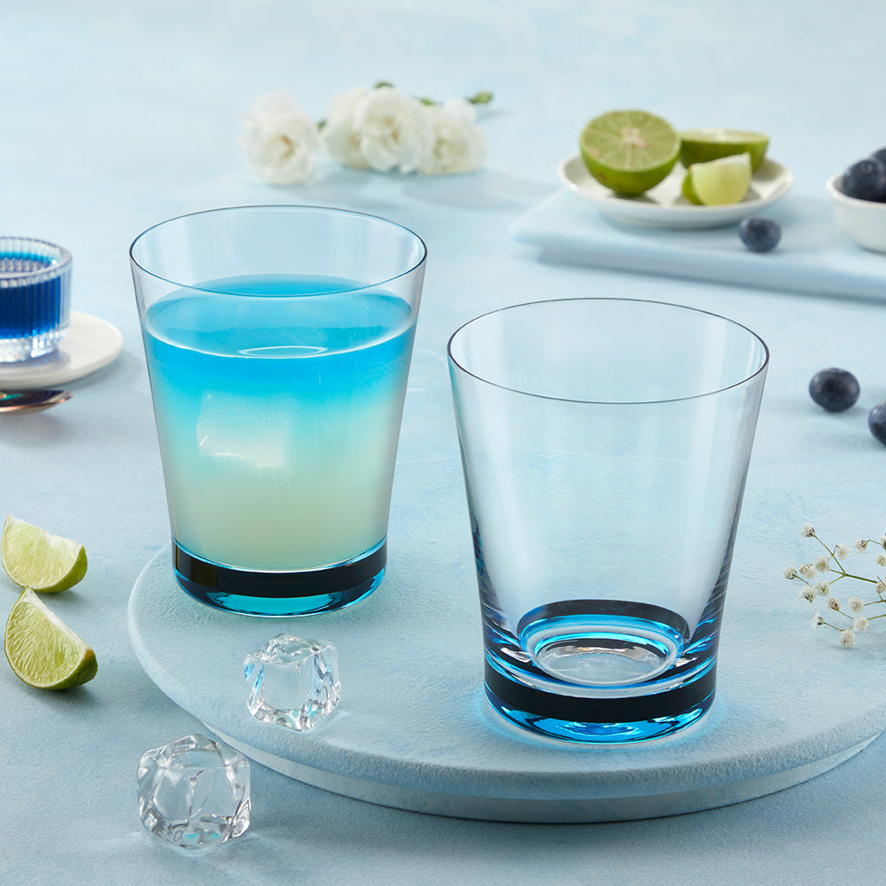 Orra Glass Tumbler Set, Blue