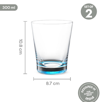 Orra Glass Tumbler Set, Blue