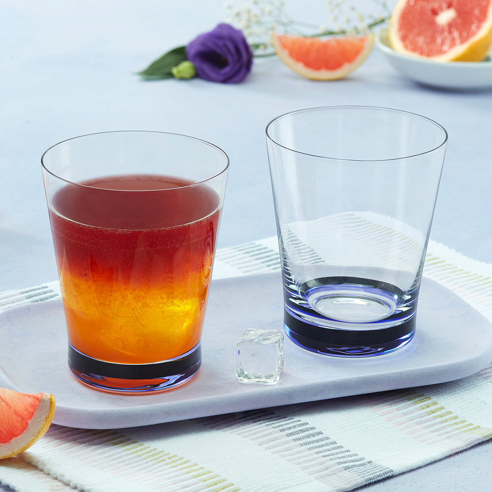 Orra Glass Tumbler Set, Purple