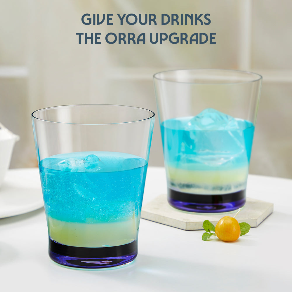 Orra Glass Tumbler Set, Purple