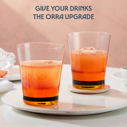 Orra Glass Tumbler Set, Yellow